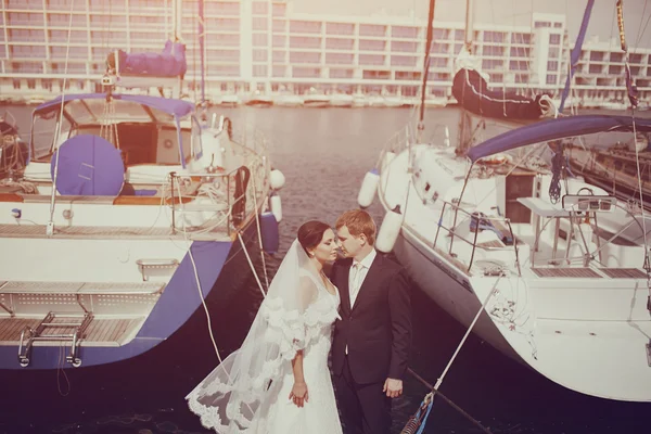 海での結婚式 — ストック写真