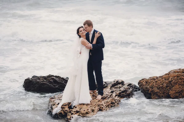 海での結婚式 — ストック写真