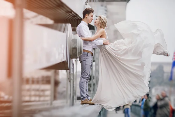 Día de la boda en Budapest — Foto de Stock