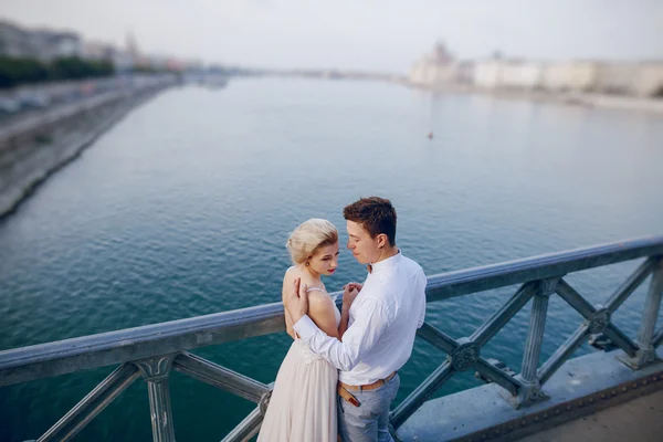 Bröllopsdag i Budapest — Stockfoto