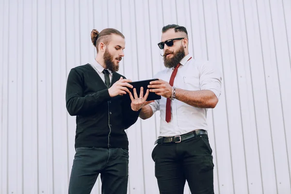 Business man outside — Stock Photo, Image