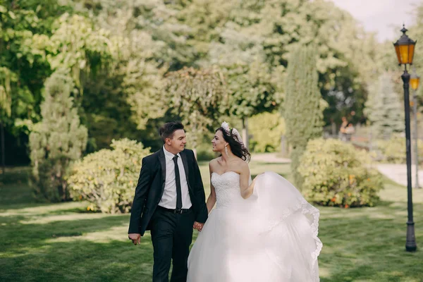 Dia de casamento festivo mágico — Fotografia de Stock