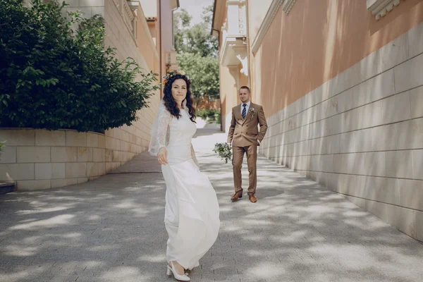 Sonniger Hochzeitstag — Stockfoto