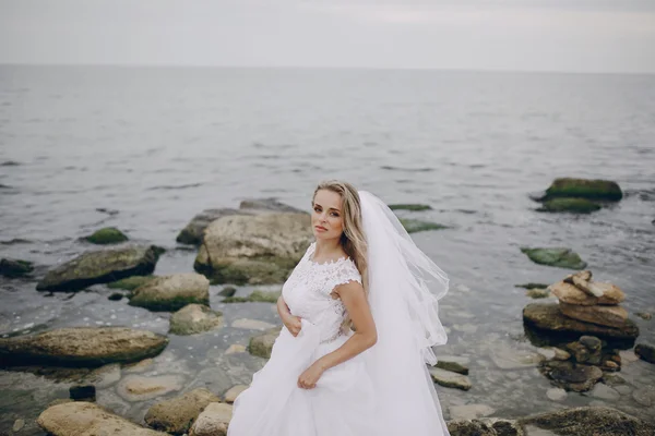 Giorno del matrimonio a odessa — Foto Stock