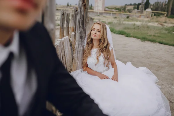 Dia do casamento em odessa — Fotografia de Stock