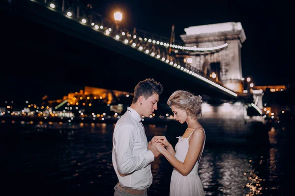 Jour de mariage à Budapest — Photo