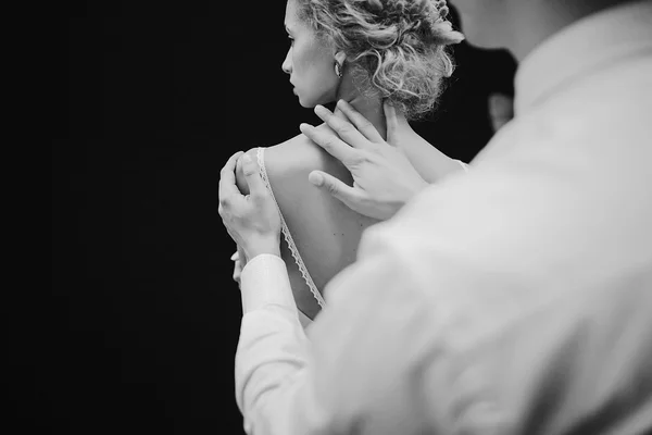 Dia do casamento em Budapeste — Fotografia de Stock