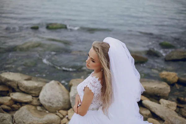 Giorno del matrimonio a odessa — Foto Stock