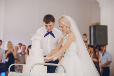 güzel genç çift düğün