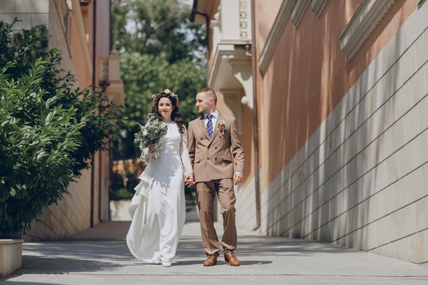 Dia ensolarado do casamento — Fotografia de Stock