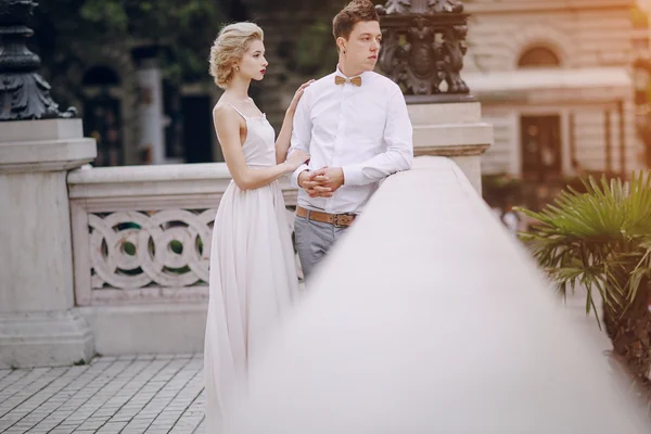 Día de la boda en Budapest — Foto de Stock