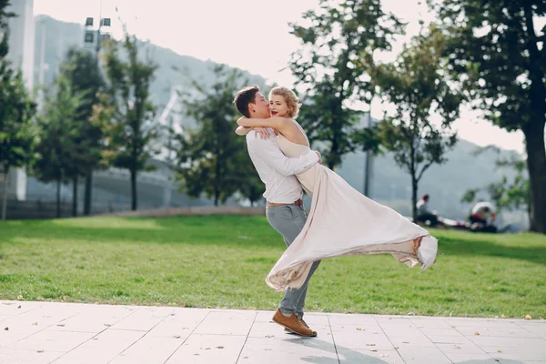 Dia do casamento em Budapeste — Fotografia de Stock