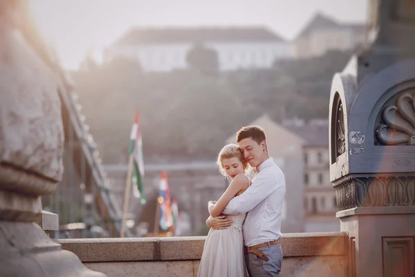 Día de la boda en Budapest — Foto de Stock