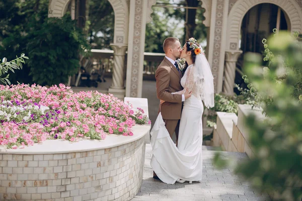 Sunny wedding day — Stock Photo, Image