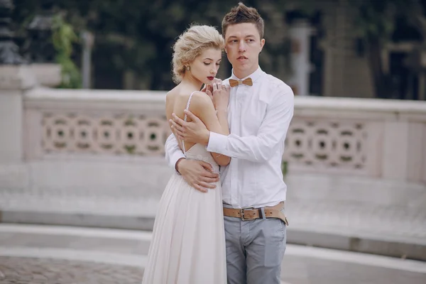 Dia do casamento em Budapeste — Fotografia de Stock