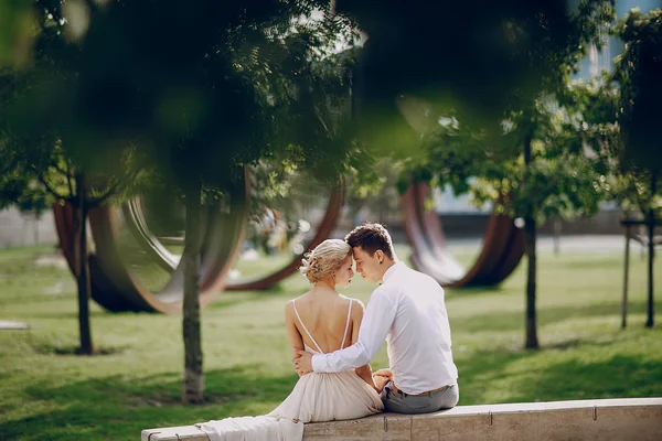 Jour de mariage à Budapest — Photo