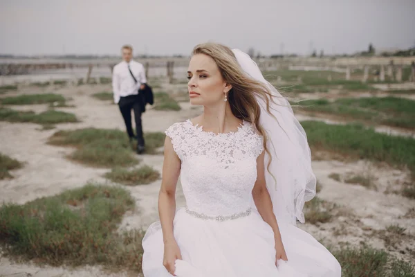 Wedding day in odessa — Stock Photo, Image