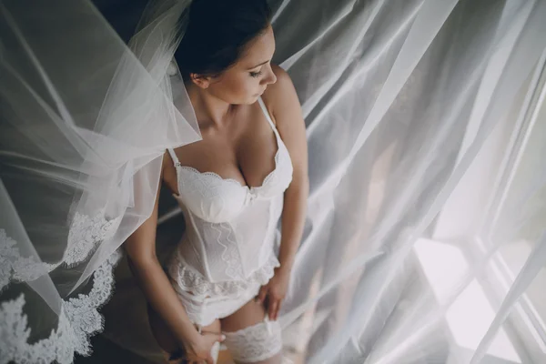 Nude bride — Stock Photo, Image