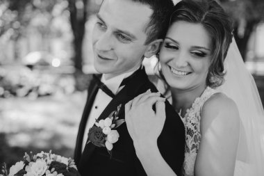 Düğün günü güzel Çift