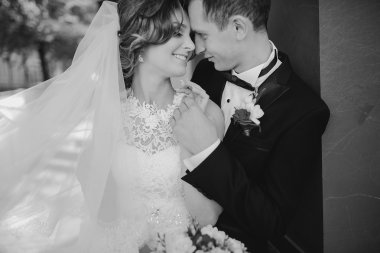 Düğün günü güzel Çift