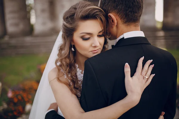 Casamento lindo casal — Fotografia de Stock