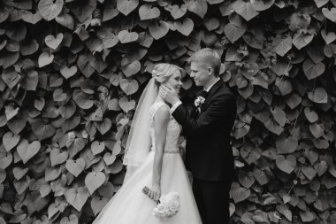 güzel sarışın Düğün çifti