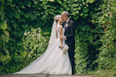 güzel sarışın Düğün çifti