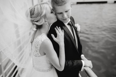 Sarışın çift düğün