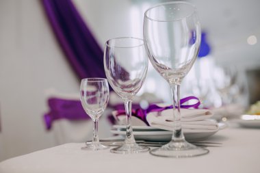 Düğün süslemeleri bardak