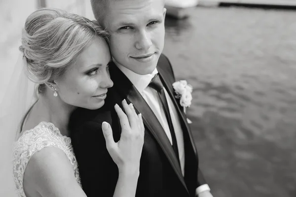 Mariage couple blond — Photo