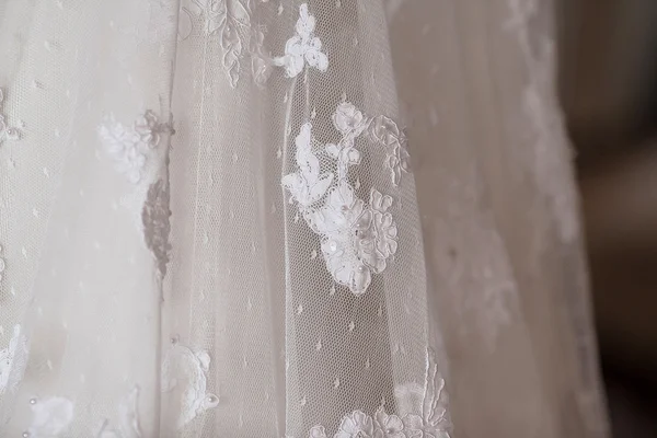 Wedding dress texture — Stock Photo, Image
