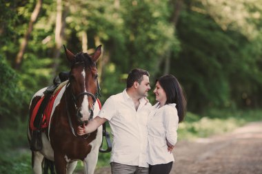 Birbirine aşık çift