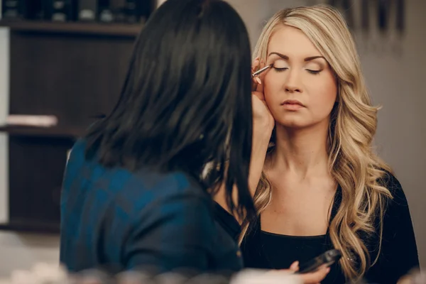 Morning  bride makeup — Stock Photo, Image