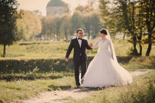 Hochzeit auf der Burg — Stockfoto