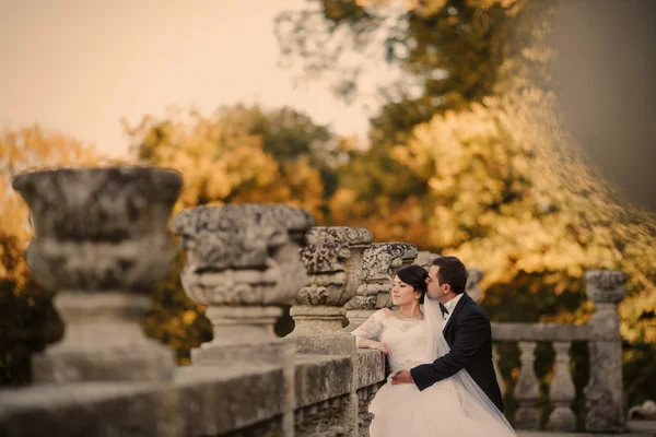 お城での結婚式 — ストック写真