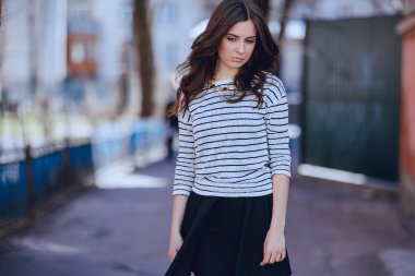 Genç güzel kadın.