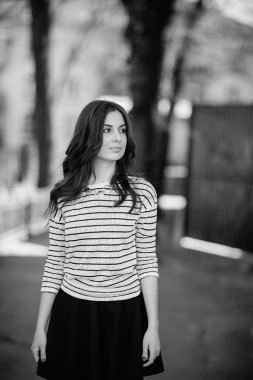 Genç güzel kadın.