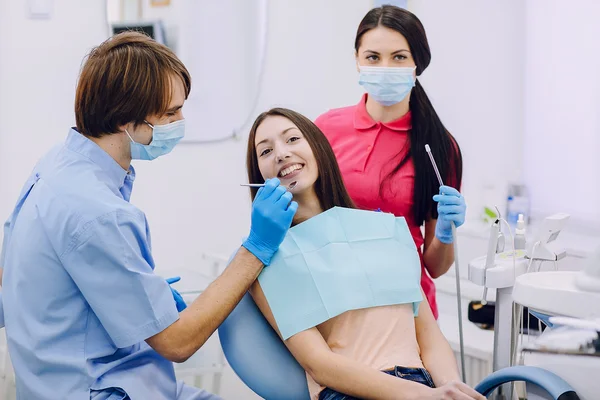 Visita dal dentista — Foto Stock