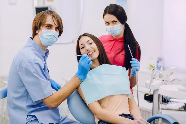 Dişçiye ziyaret — Stok fotoğraf