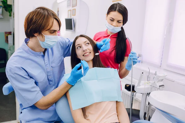 Visita dal dentista — Foto Stock