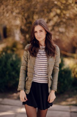 Genç güzel kadın.