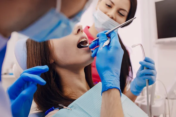 Visit to the dentist — Stock Photo, Image