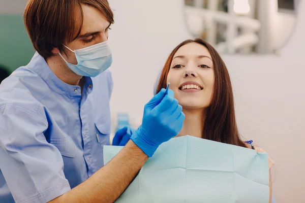 Visit to the dentist — Stock Photo, Image