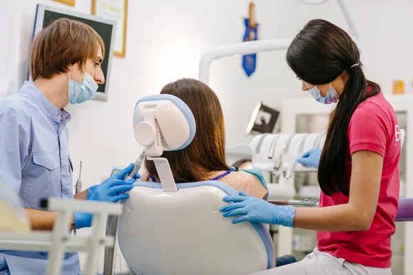 Visit to the dentist — Stock Photo, Image