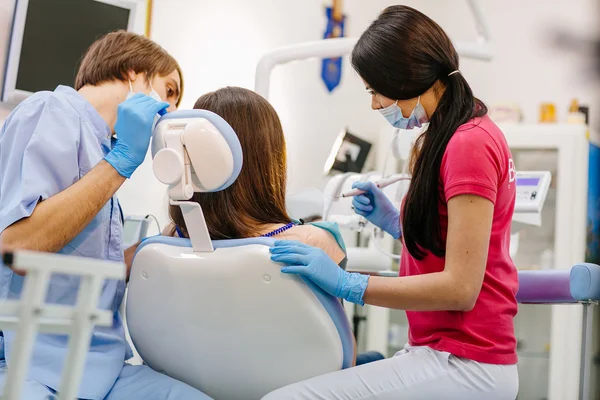 Visita dal dentista — Foto Stock