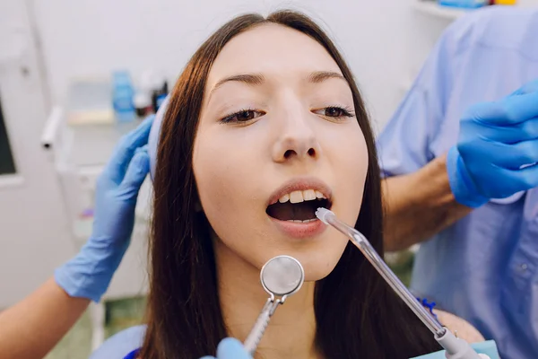 Visit to the dentist — Stock Photo, Image