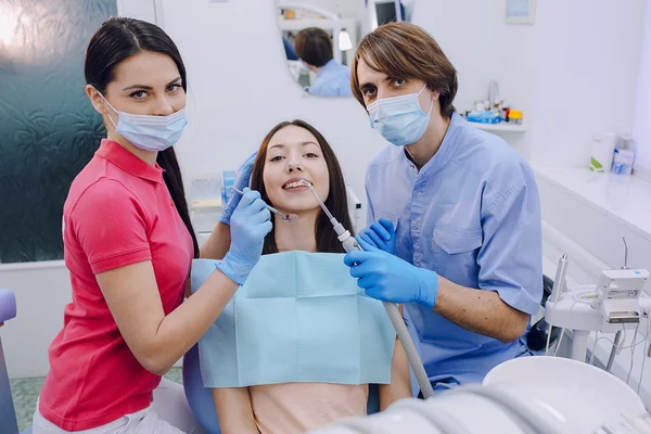 Visita dal dentista — Foto Stock