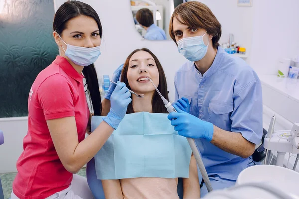 Visita dal dentista — Foto Stock