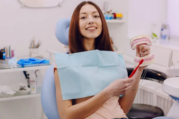 Visit to the dentist — Stock Photo, Image