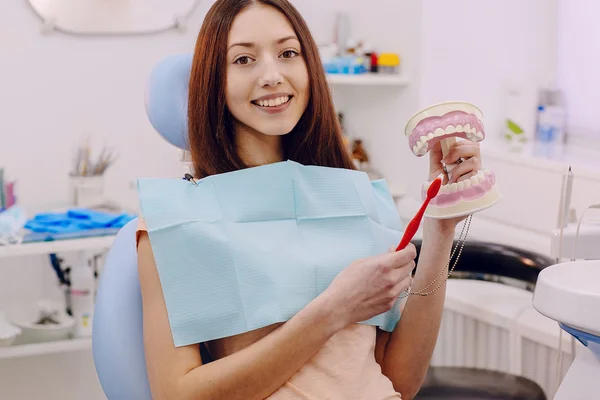 Visita al dentista — Foto de Stock